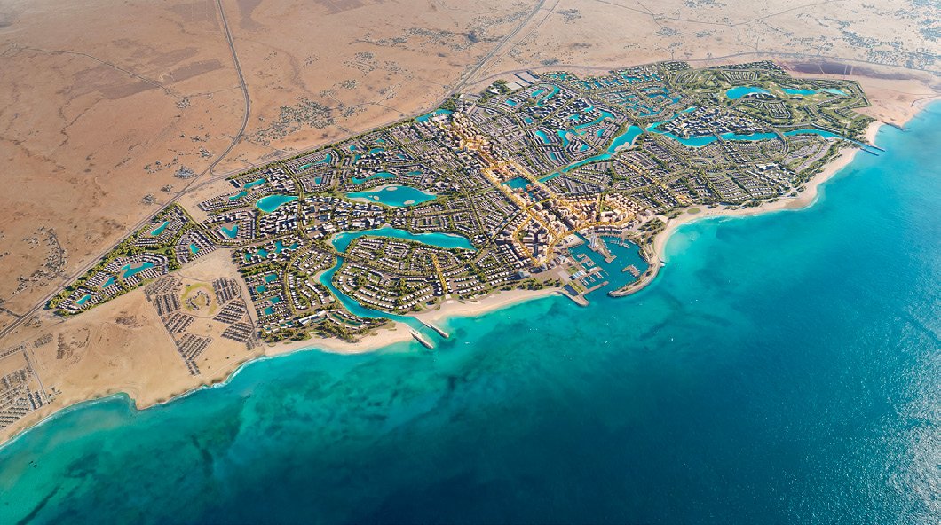 Alam Al Roum masterplan aerial